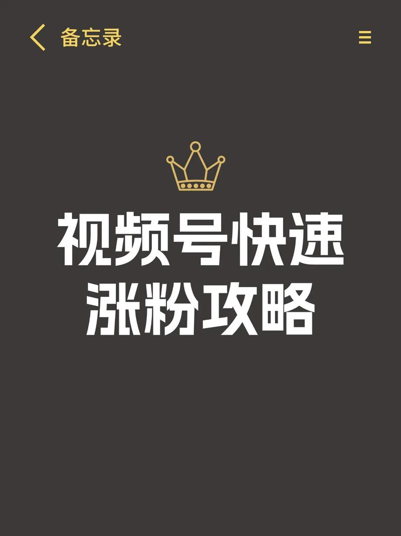 **标题:《0到100的飞跃:视频号涨粉全攻略,实战经验大揭秘!》**